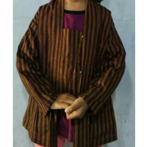 COD...!!! Kebaya Tenun Lurik - Tersedia Ukuran Dari Bayi s/d Dewasa #Adat #Jawa #Tradisional