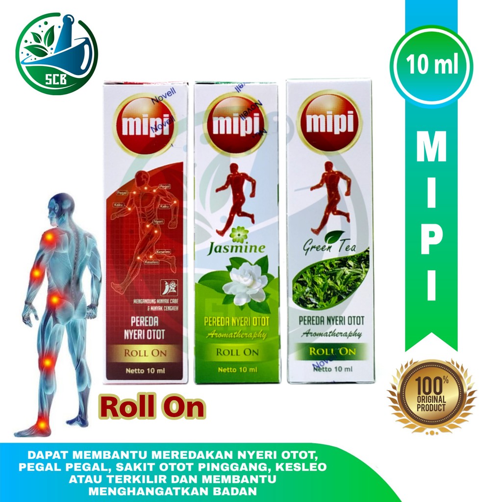 Minyak Angin Mipi Roll On 10ml All Varian