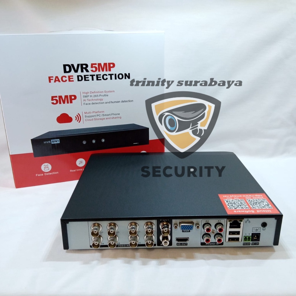 DVR 8ch XMEYE up to 5mp