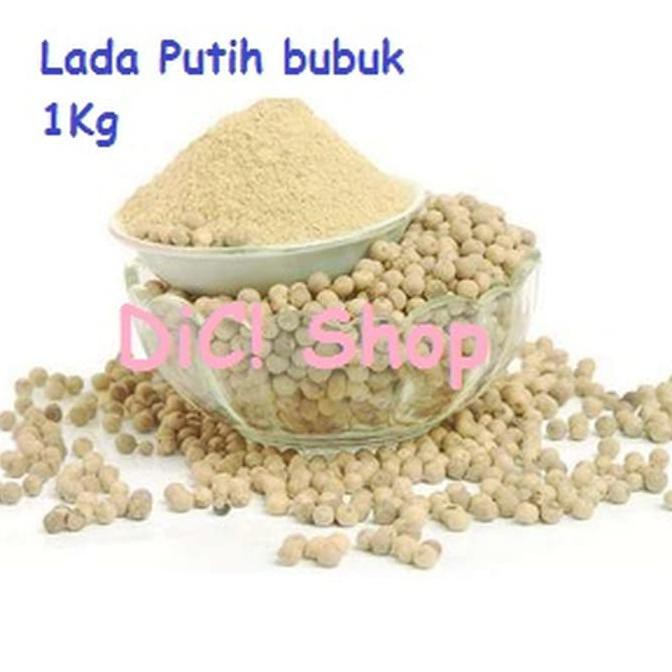 

BERKUALITAS! Lada Putih Bubuk / White Pepper Powder 1Kg