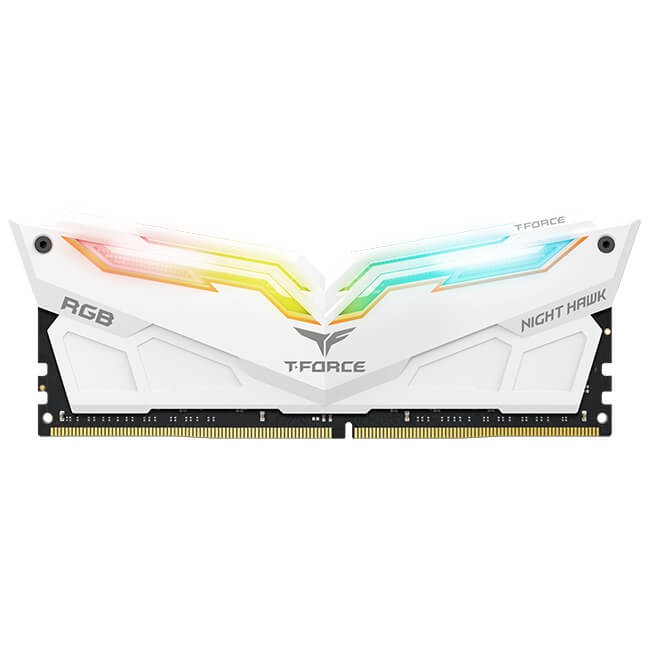 TEAM T-Force Night Hawk RGB (2x8) 16GB DDR4 kit 3600MHz - White RAM