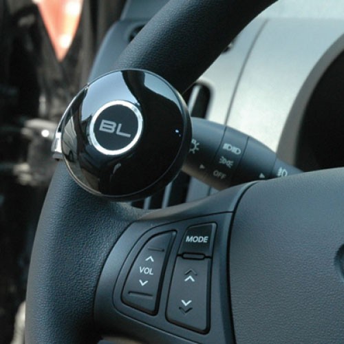 Steering Knob Power Handle Pegangan Bola Stang Stir BLACK LABEL