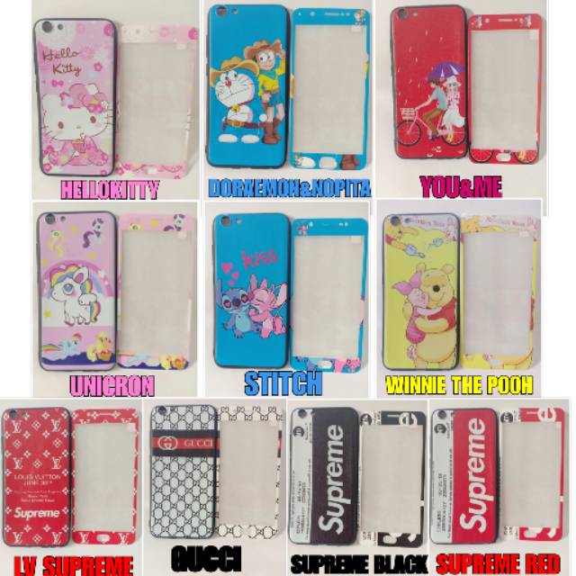 SOFTCASE KARAKTER PLUS TEMPERED GLASS OPPO A3S