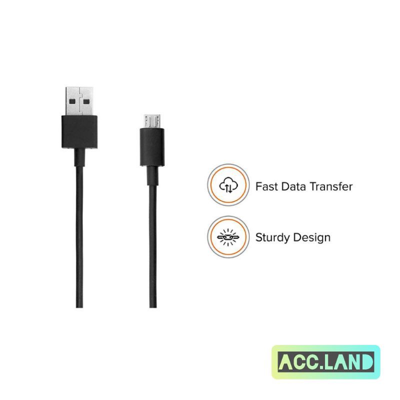 Kabel data  MICRO USB 120CM HITAM for ALL TYPE