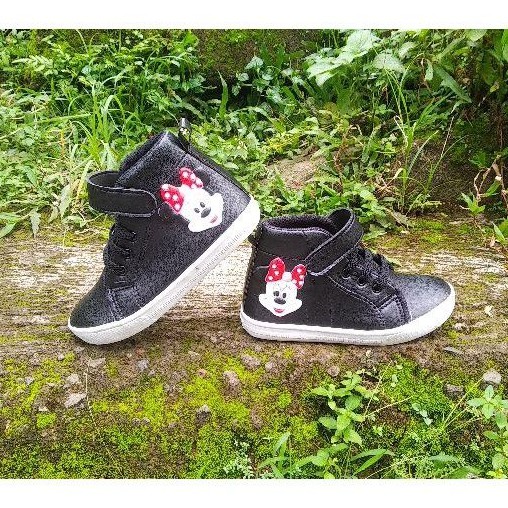 sepatu sneaker boots anak motif kartun MCK 31-35