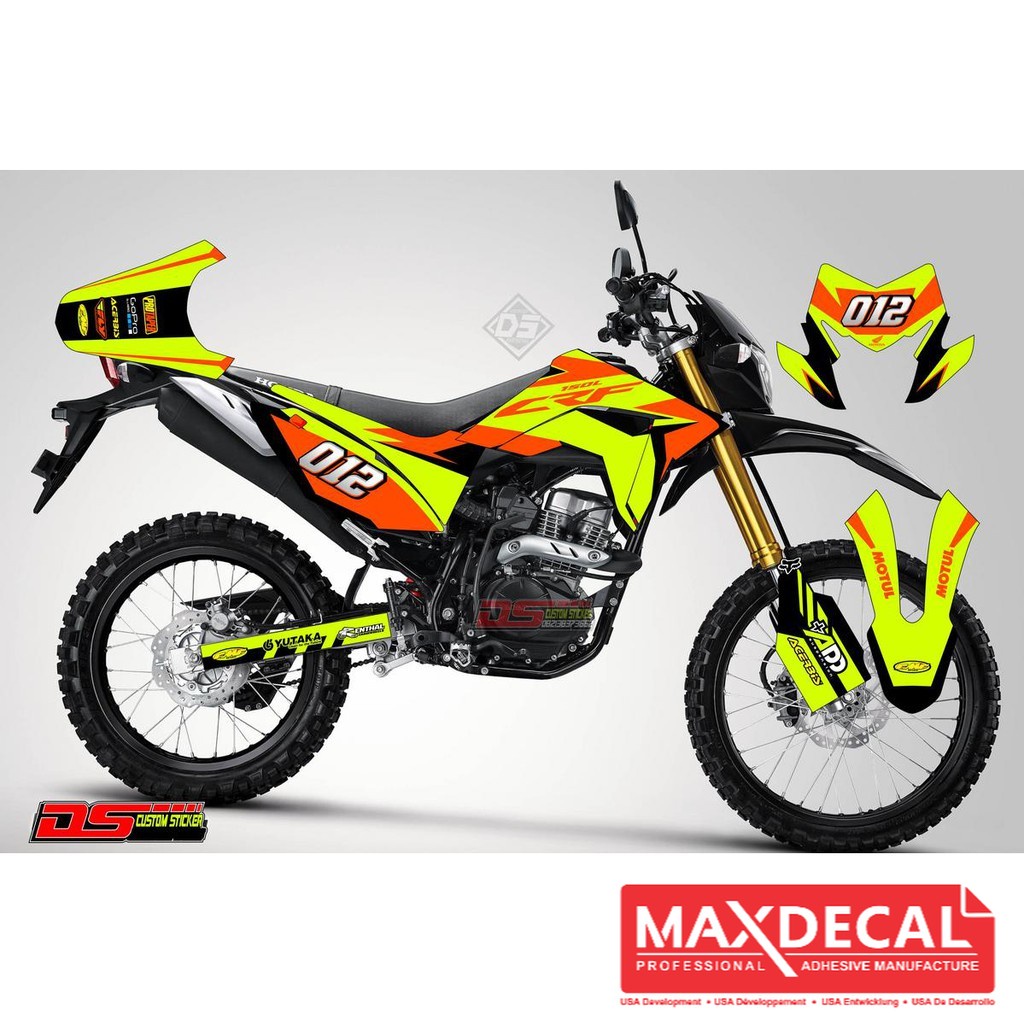 Decal CRF 150 L Simpel Oren