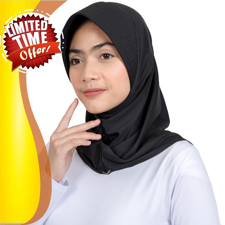 Nisrina Jilbab Instan Pendek Gadis Alvira