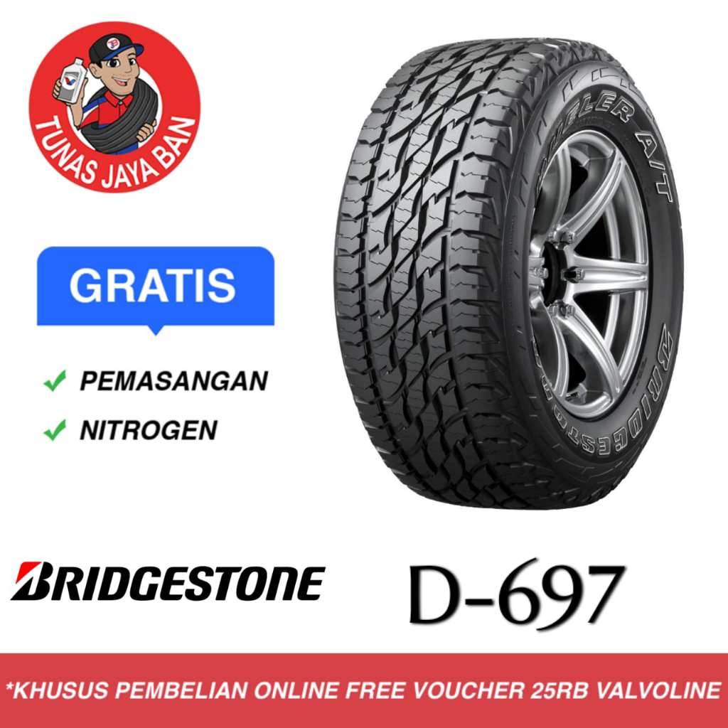 Bridgestone Dueler A/T 697 225/65 R17 Toko Surabaya 225 65 17