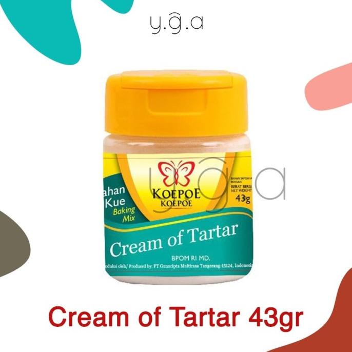 

Cream of Tartar Koepoe Koepoe Kupu Kupu 43gr PRODUK TERBATAS Kode 244