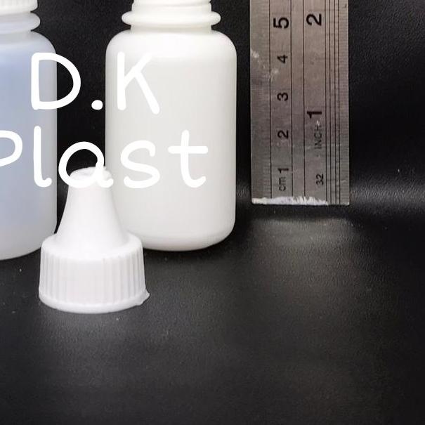 ➪ Botol Tetes 30 Ml Botol tetes mata Plastik HDPE Botol Kecil isi ulang Refill (PAKET 50PCS) ❄