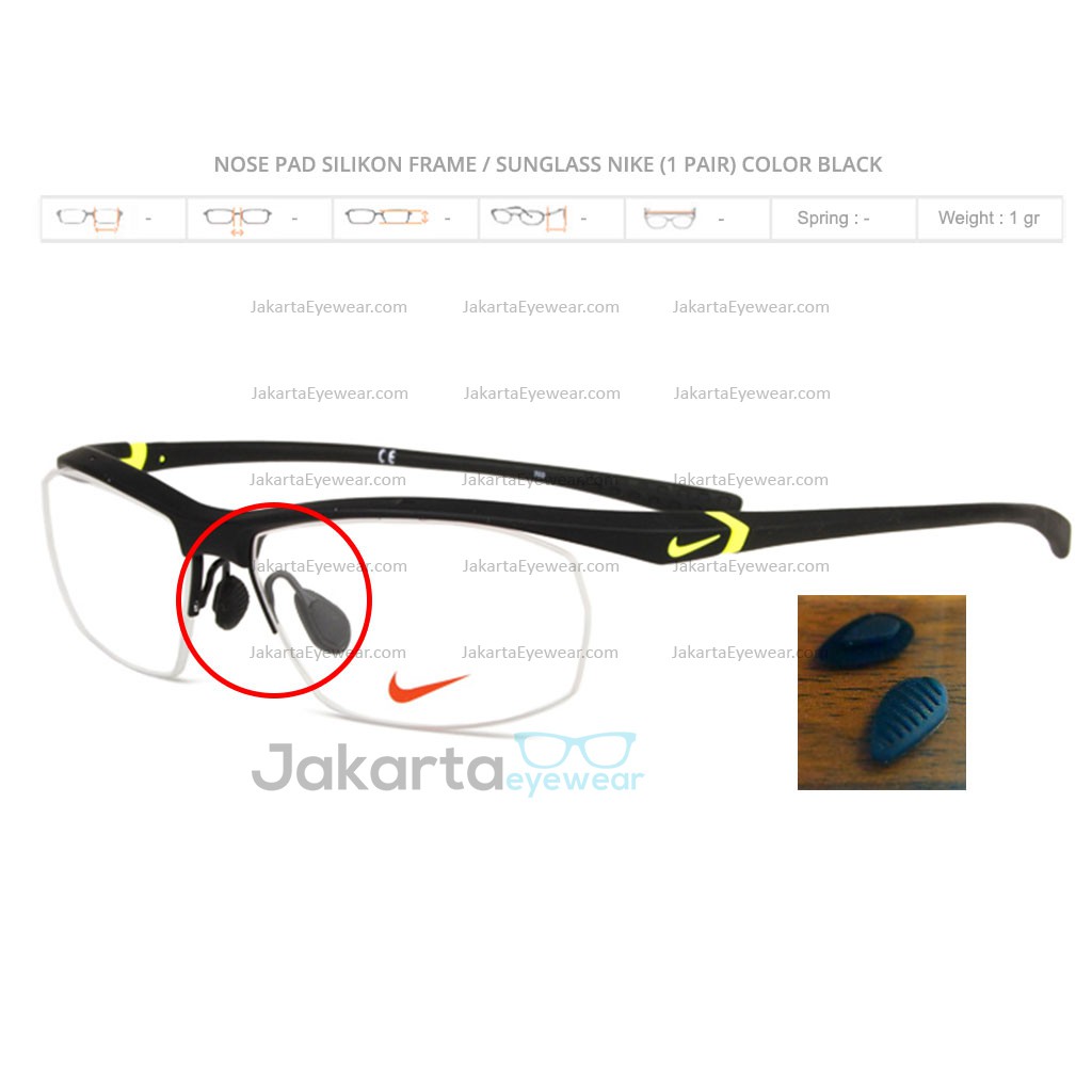 nike sunglass nose pad replacement