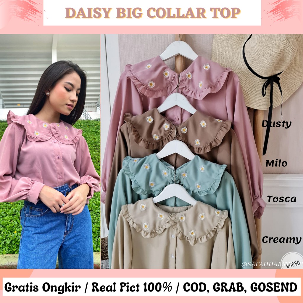 DAISY BIG COLLAR TOP