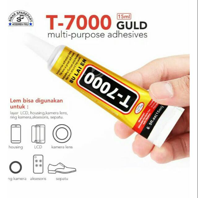 Lem pelekat apa saja lem T7000 15ml GULD multi purpose adhesive original