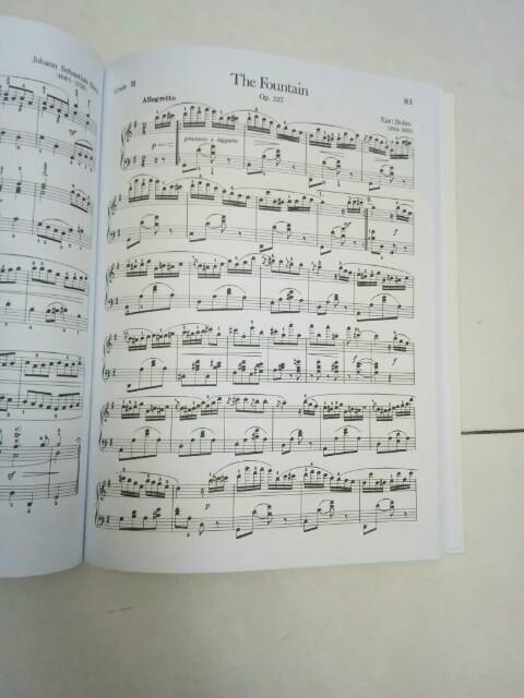 Piano pieces for children cover hijau buku piano original berisi lagu klasik