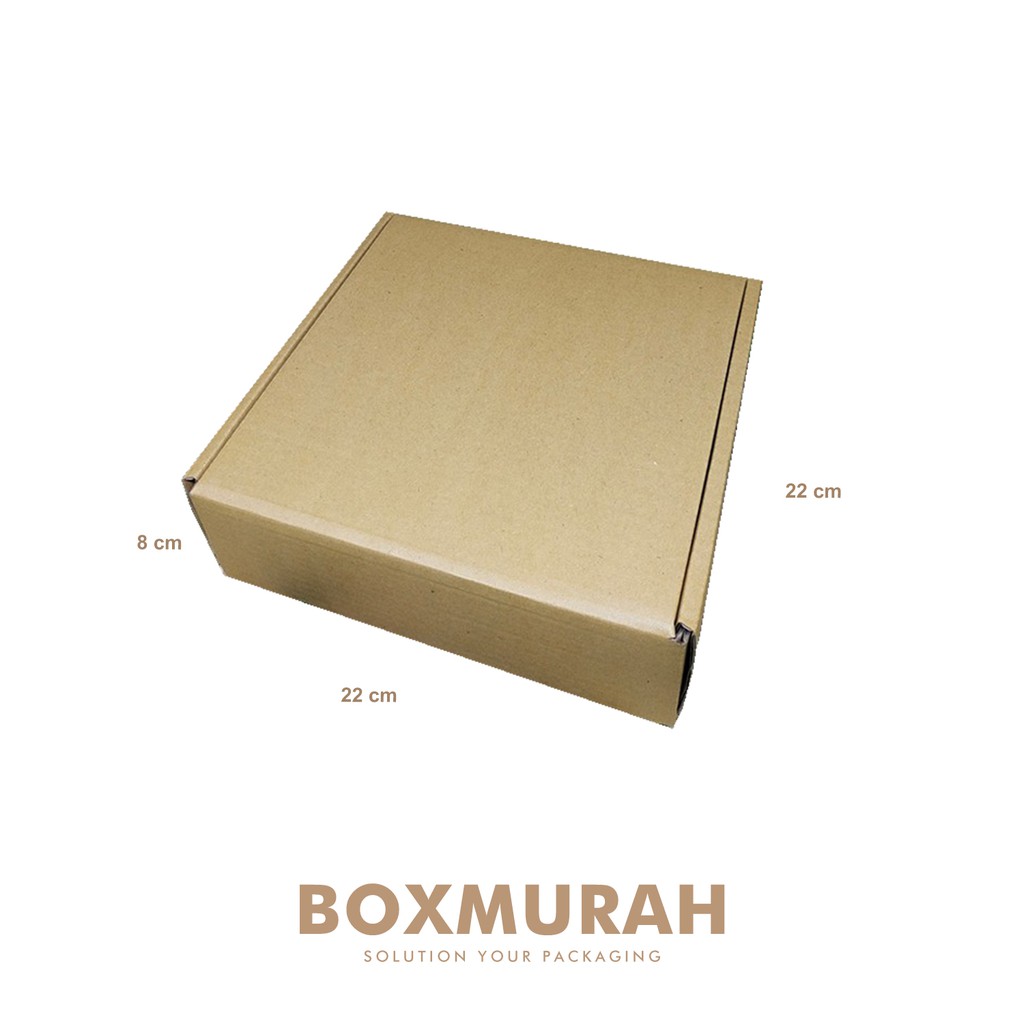 

Kardus / Box - Uk. 22 x 22 x 8 cm - Bervarian Warna