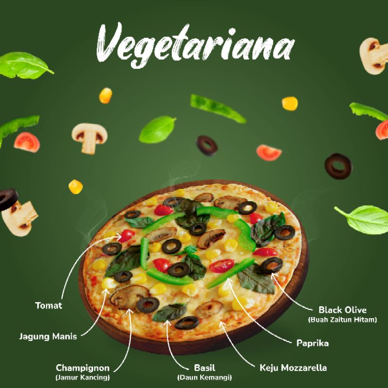 [PIZZAFROZEN.ID] PIZZA FROZEN VEGETARIANA CISSIPIZZA