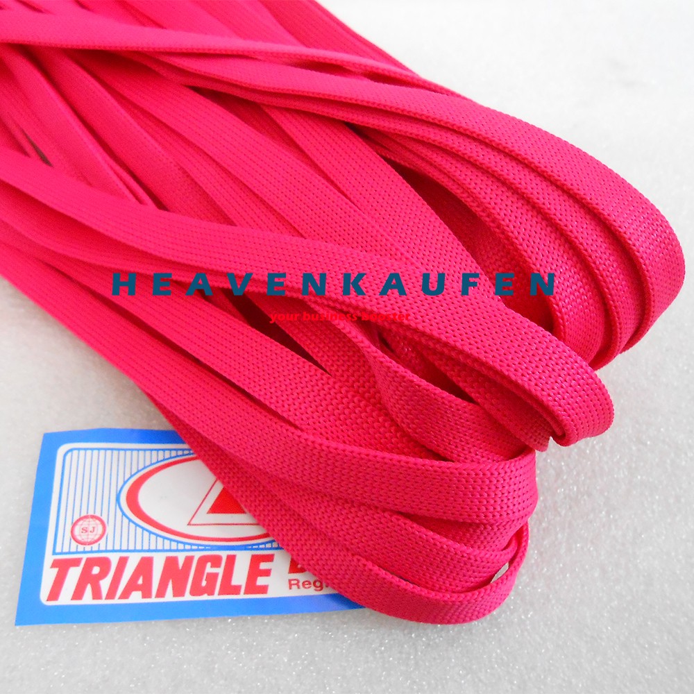 Tali Lebar 1 cm Warna Pink Fanta Untuk Tali Jaket Hoodie Jumper Lanyard Dll Harga Per Meter