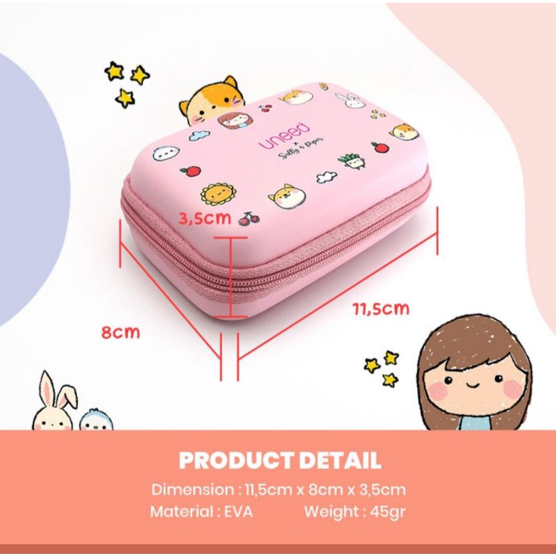 Usketch By Uneed x Sally & Piper Hardcase for Powerbank (PINK) Batch 1