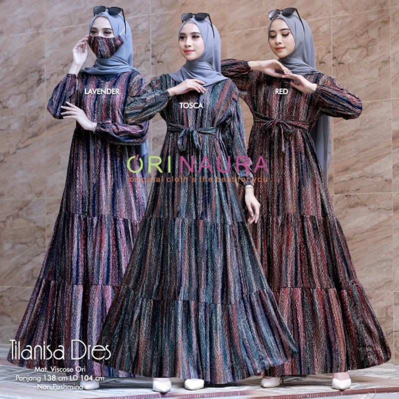 Tilanisa Gamis Rayon Viscose ori Naura