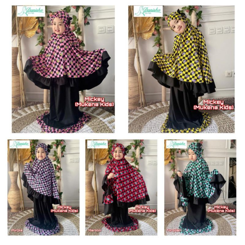 mIckey mukena kids ori by Danisha