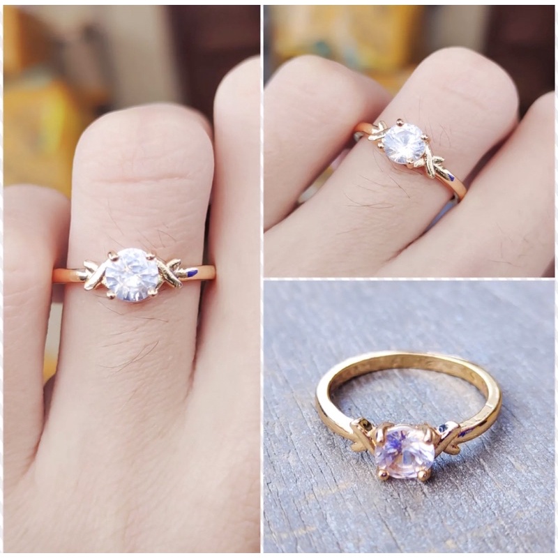 cincin mata 1 motif elegan gold