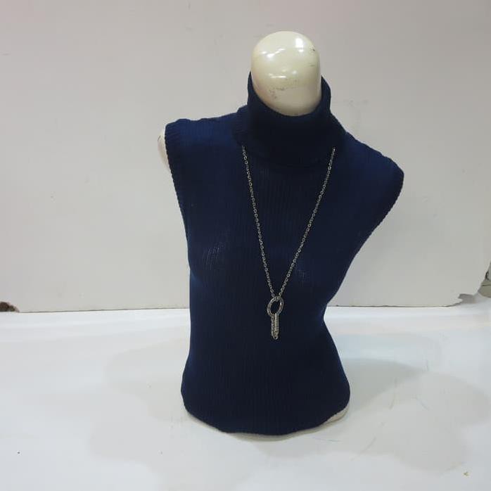 TURTLE NECK BASIC TANPA LENGAN - CARDIGAN WANITA RAJUT TRENDI