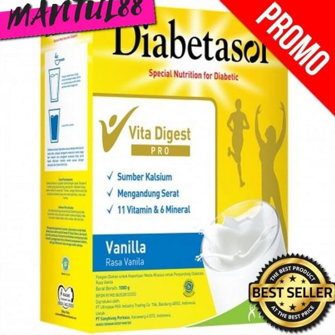 

[[BISA COD]] SUSU DIABETASOL VANILA VANILLA 1000gr 2x500gr 1kg MURAH TERMURAH MURAH Kode 1196