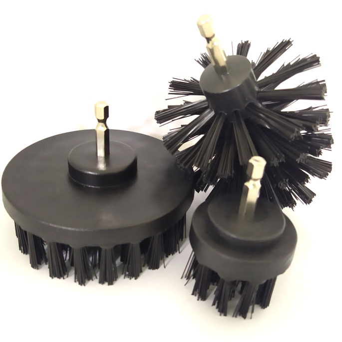 Kepala Sikat Bor Elektrik Power Cleaning Brush Head 3 PCS DB003B