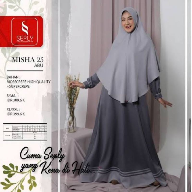 SEPLY GAMIS SYAR'I MISHA 25 ABU