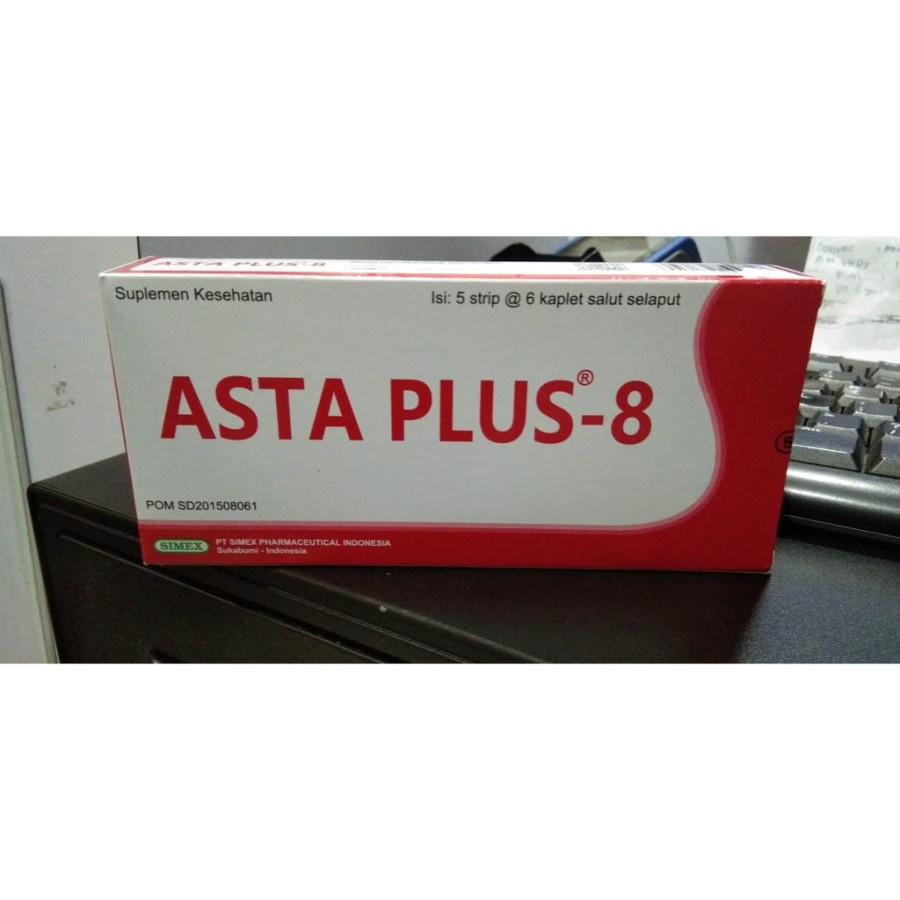 Jual Asta Plus 8 Box 1box 30 Kaplet Astaplus 8 Suplemen Makanan