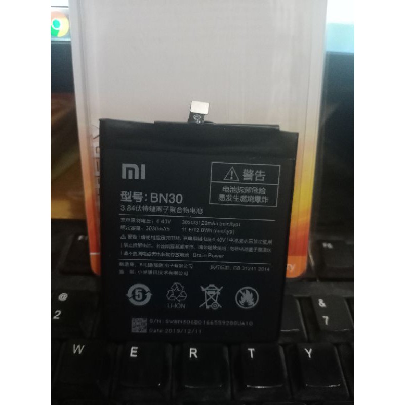 Baterai Hp XiaoMi Redmi 4A BN 30 Original / Battery Batrai Batre BN30 Xiao Mi 4 A Xiaumi Ori