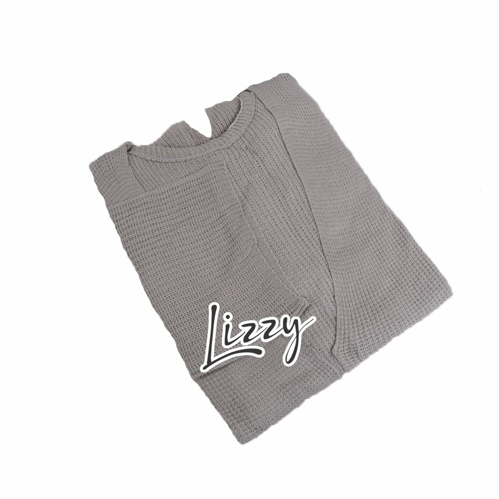 LIzzy - LOCY CARDIGAN OVERSIZED-locy grey