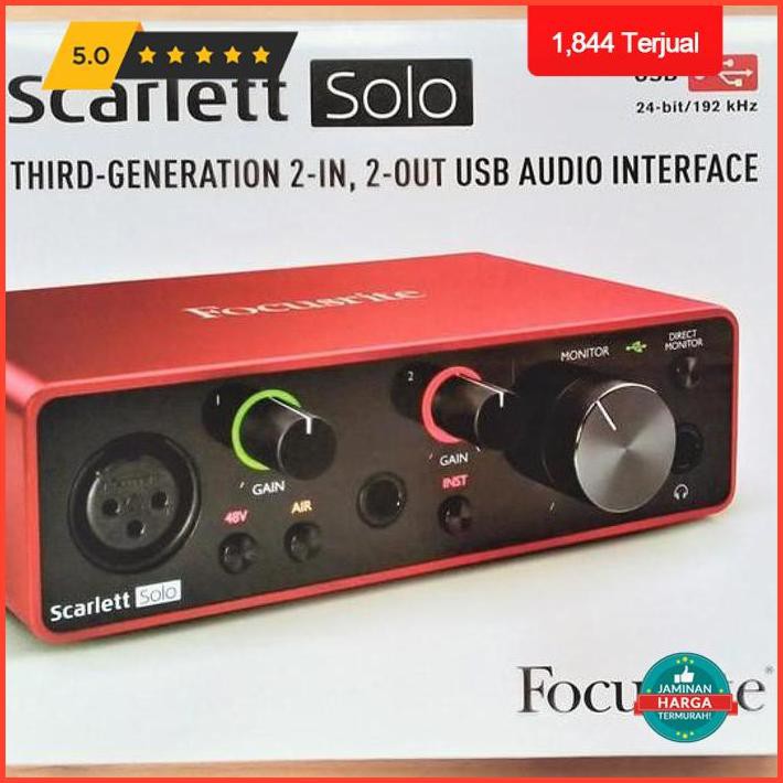 Focusrite scarlett solo 3rd драйвера. Focusrite Scarlett solo 3rd Gen. Звуковая карта Focusrite Scarlett solo 3rd Gen.