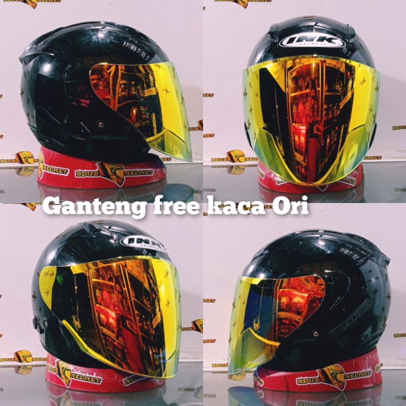 Helm INK METRO 2 Solid polos 2 visor original 100% original SNI-DOT-H-v-red/blue4