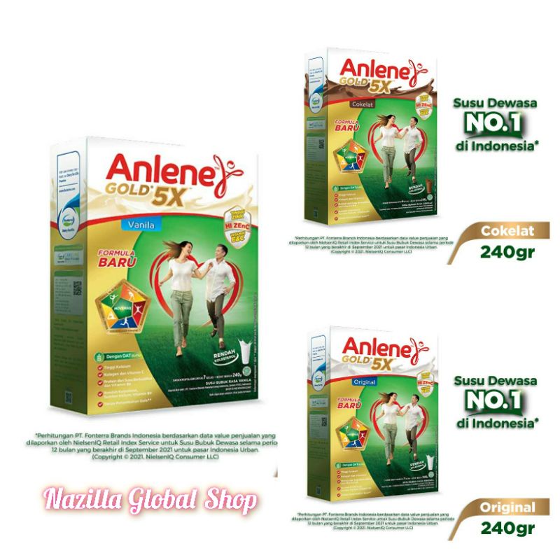 

✨NAZILLA✨ (Exp 2025) ANLENE Gold 5x 170 gr | 240gr