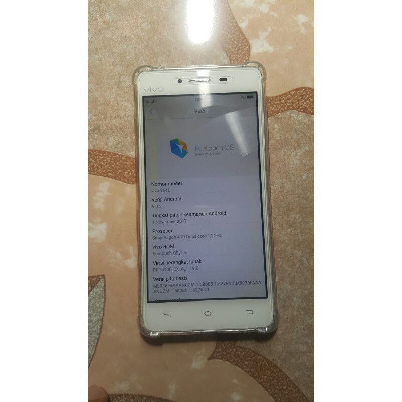 lcd touchscreen vivo y51L original copotan plus frame