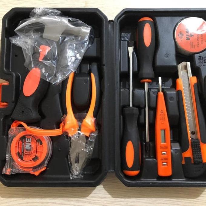 J.LD TOOLKIT SET 9 pcs TOOL KIT Pertukangan AND TOOLS