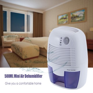 500ml Air Compact Dehumidifier Portable Dryer For Home Bedroom Closet Bathroom Kitchen Garage Damp