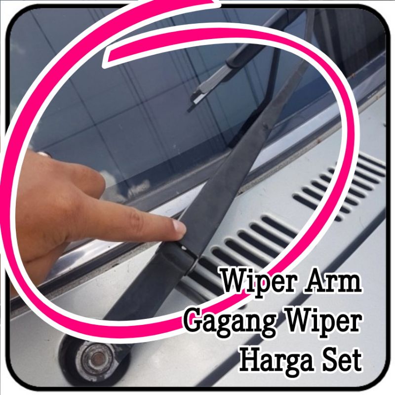 Gagang Besi Wiper Arm Depan - T120 SS / Zebra / L300 / Futura / Katan / Carry / Panther / PS FE / Espass / Kijang / Ragasa / Taft GT / Avanza / Innova / Grand Max