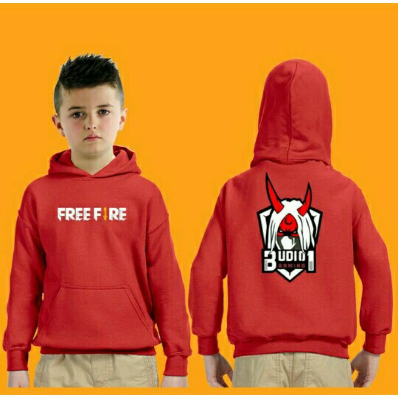 Jaket Sweater FREE FIRE Anak 5-13 Tahun