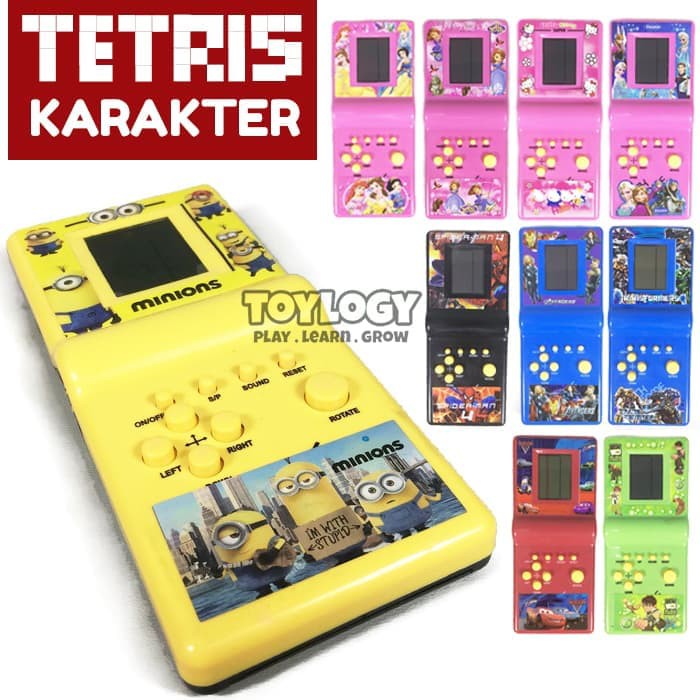 Mainan Anak Game Tetris Karakter (Brick Game Tetris)