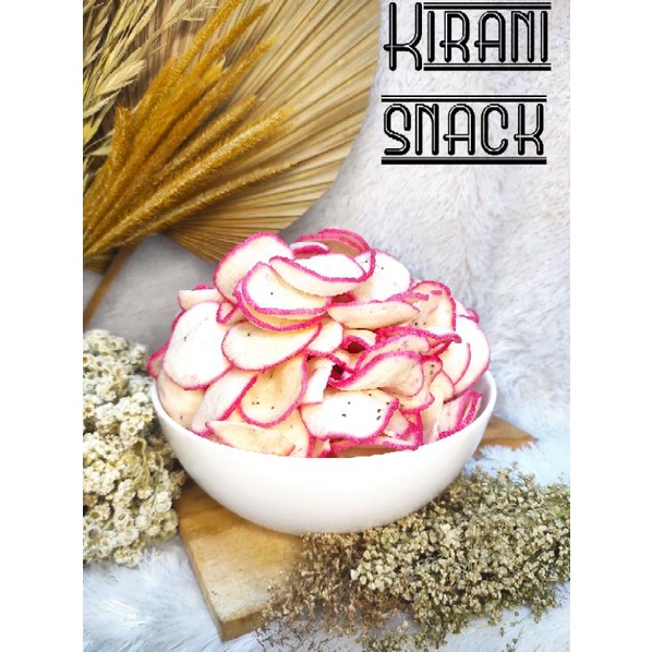 

Keripik buah naga super crispy