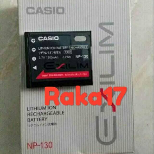 BATERAI CAMERA CASIO EXILIM EX ZR1000/1200/1500