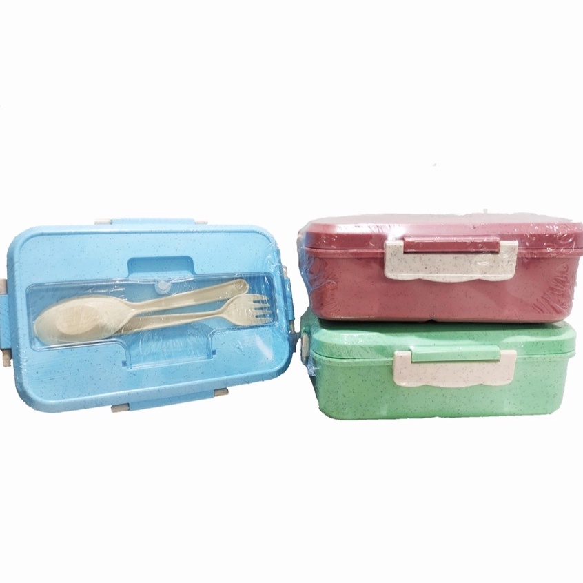 Lunch box set - Kotak bekal makan jerami