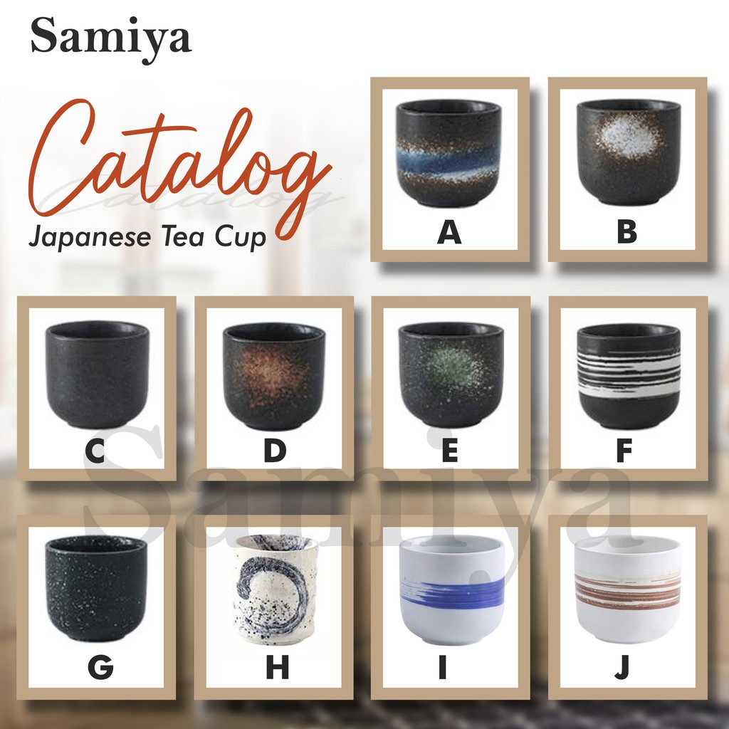 japanese tea cup vintage / seloki cangkir teh kopi latte art / gelas coffee ceramic classic jepang