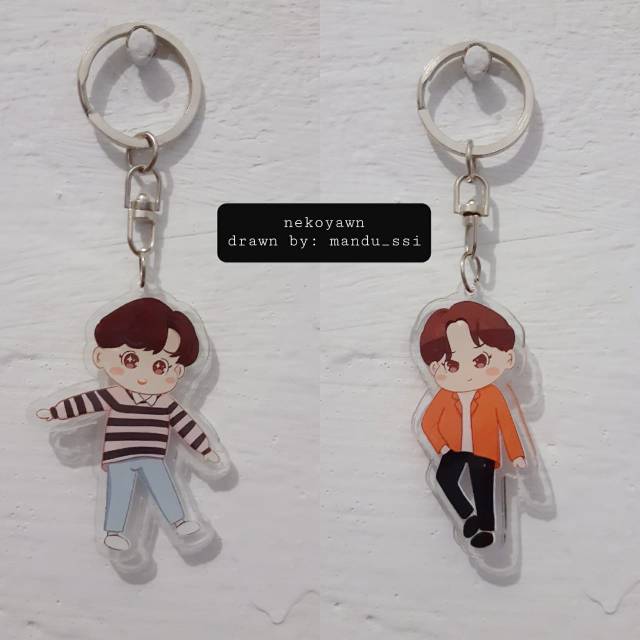 Sarawat Tine 2gether Chibi Keychain Akrilik