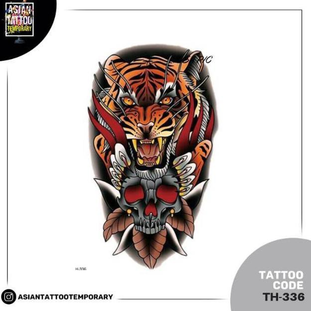 Kode 6705 Tatto Temporer Gambar Macan Tato Kulit Tato Anti Air Macan Singa Best Tato Stiker Ta Shopee Indonesia