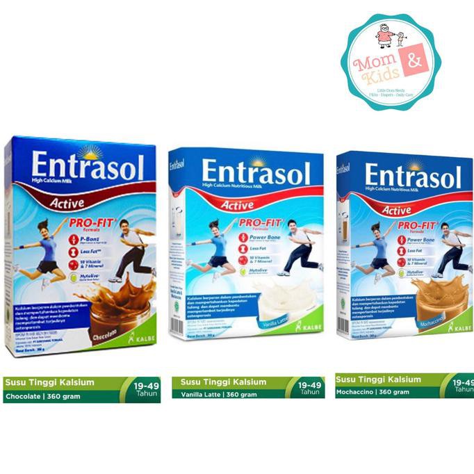 

[[BISA COD]] Entrasol Active Vanila Latte / Chocolate / Mochaccino 360 gr - Vanila Latte TERLENGKAP