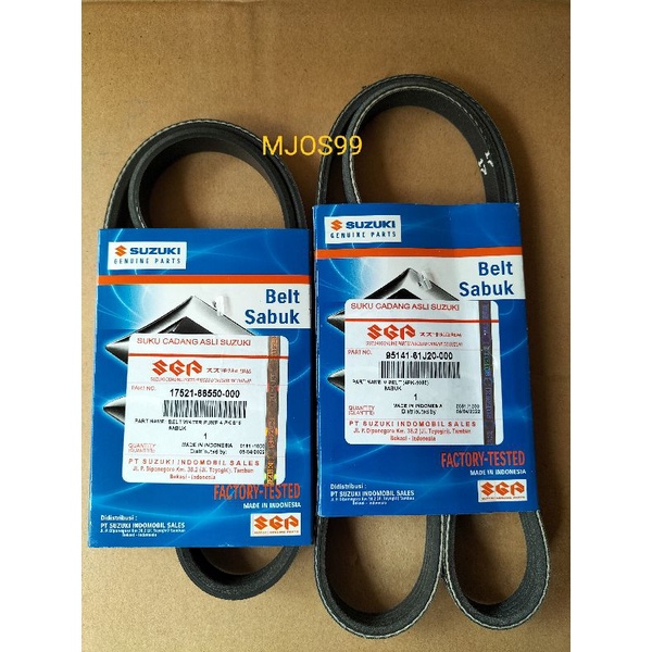 FAN BELT SET APV ARENA ASLI 2PCS