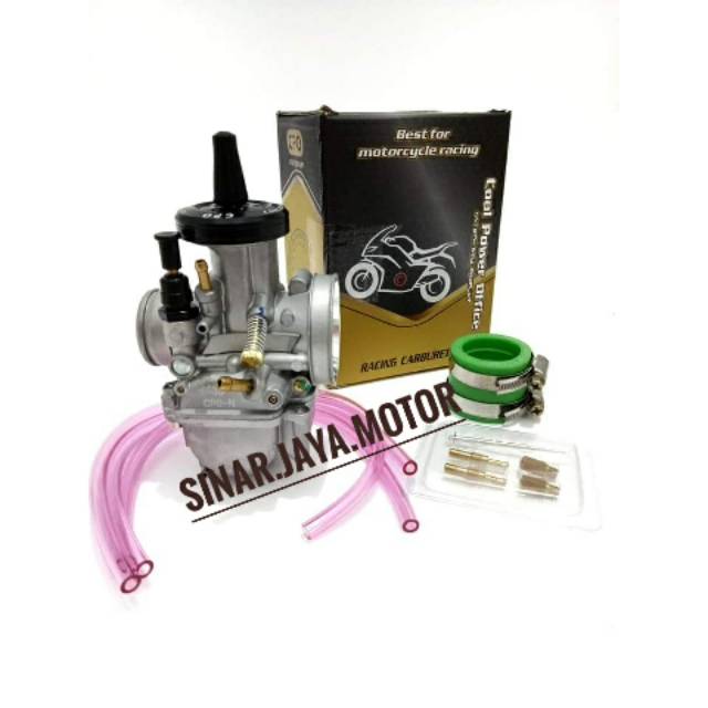 Termurah karbu pwk 24 cpo racing plus jarum pj mj karet intake